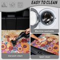 thumbnail image 5 of Jeiento Floral Highland Cow Van Cargo Liner Boho Flower Trunk Protection Cargo Liner All Weather Trunk Mat for SUV for Camping Hiking Beach Trips, 5 of 7