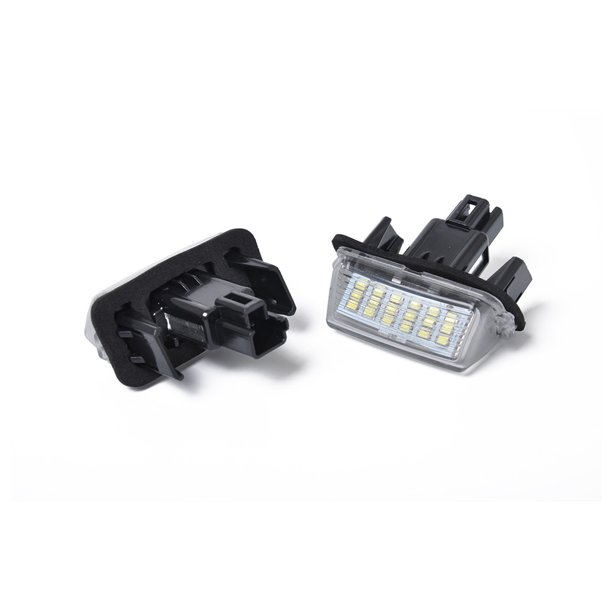 Bombilla de matrícula de coche, luz de matrícula de bajo consumo de energía para Toyota Tmvgtek Accesorios para autos y motos