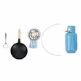 thumbnail image 1 of Miniature Cookware, Small Size Bright Color Miniature Kitchen Toy Exquisite And Beautiful  For Baby House Gas Stove With Pot And Spatula Set, 1 of 8