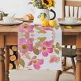 thumbnail image 5 of Table Runner Watercolor Spring Floral Table Decoration for Kitchen Dinning Pink Flowers Plant Table Decoration for Indoor Outdoor Party Wedding Decor 13x90 Inch, 5 of 7
