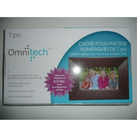 Image of omnitech 7 in digital photo frame 512mb built-in memory