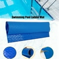thumbnail image 3 of Pool Ladder Mat Swimming Pool Step Pad Anti-Slip Protective Liner Pad for Above Ground Pools Blue Wear Resistant Rubber Texture Surface Safety Floor Mat 24*9in, 3 of 6
