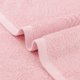 thumbnail image 4 of Toallas de mano de 2 paquetes de patrón de textura de ola REGALWOVEN, toallas de algodón altamente absorbentes para hoteles, spa Rosa 13" x 30", 4 of 7