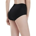 thumbnail image 3 of YAZI Womens High Waisted Underwear Cotton Panties Regular & Plus Size 5-Pack, 3 of 8