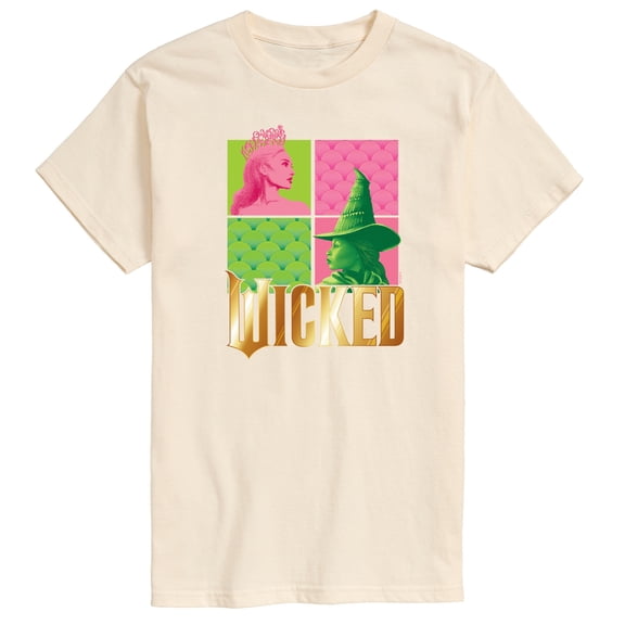 Wicked - Glinda and Elphaba Logo - Men's Short Sleeve Graphic T-Shirt