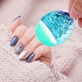 thumbnail image 3 of 2pcs Soft Nail Art Dust Powder Remover, Mermaid Shape Nail Art Dust Cleaner Brush Makeup Powder Blush Brush Multifunction Brush for Acrylic and Makeup, 3 of 5