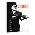 thumbnail image 1 of Cuadro Scarface Cara Cortada Tony Montana Canvas 5 Modelos Diferentes Cuadro Estilo Galeria, 1 of 4