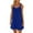 Blue, variant on lmcalzta Womens Summer Dresses Sleeveless Loose Square Neck Sundress Casual Beach Vacation Dress