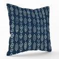 thumbnail image 3 of The Cozy Creations 2PCS Cotton Indigo Blue Decorative Pillow Cover, 20"X20" Double Sided Hand Block Printed Cushion Cover for Sofa Patio Couch, 3 of 9