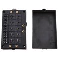 thumbnail image 1 of Car Blade Fuse Holder Relay Socket Black Box 18 Way Blade Fuse Holder Car Automotive Insurance For, 1 of 5