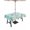 Teal Green, variant on Outdoor Tablecloths with Umbrella Hole & Zipper, Teal Red Coastal 54x80 Inch Tablecloth Rectangle, Beach Nautical Sea Turtle Coral Starfish Waterproof Table Cloth, Patio/Pool/Picnic Table Covers