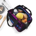 thumbnail image 5 of Yiaed Futuristic Purple Panther A、 Print Insulated Lunch Bag Reusable Cute Tote Lunch Box, Leakproof Cooler Lunch Bags for Work Office Travel School Picnic, 5 of 5
