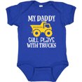 thumbnail image 3 of Inktastic Construction My Daddy Still Plays with Trucks Boys or Girls Baby Bodysuit, 3 of 5
