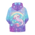 thumbnail image 6 of DISNIMO Axolotl Hoodie for Girls Rainbow Hoodie Kids Galaxy Hoodie for Girls 6-7 Hoodies Sweatshirt Boys Hooded Sweatshirts Zip Hoodie Girls Jacket Hoodie Kids Long Sleeve Hoodies Cloth Children, 6 of 7