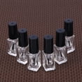 thumbnail image 3 of EeaseMX 15 botellas de vidrio transparente para esmalte de uñas con pincel, color negro., 3 of 7