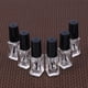 thumbnail image 4 of FELTECHELECTR 15 botellas de esmalte de uñas de vidrio transparente con pincel negro, 4 of 6