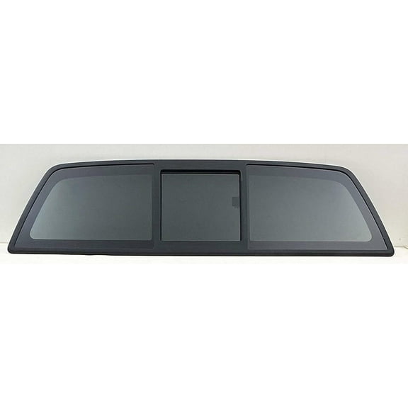 Rear Back Manual Slider Window Glass Compatible with Ford F150 2004-2014 Models (Not for F150Heritage)
