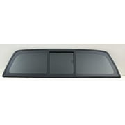 Rear Back Manual Slider Window Glass Compatible with Ford F150 2004-2014 Models (Not for F150Heritage)