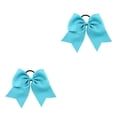 thumbnail image 4 of Qarigey Banda para el cabello grande Bowknot Goma elástica Soporte de cola de caballo ajustable Cabellos Cuerda Scrunchies para mujeres Multi Cielo azul 2Conjunto, 4 of 6