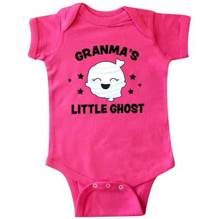 

Inktastic Cute Granma s Little Ghost with Stars Gift Baby Girl Bodysuit