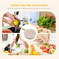 thumbnail image 4 of unbranded Colador Para Cocina Beige Con Doble Capa Y Para Escurrir, 4 of 8