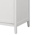 thumbnail image 4 of Noble House Nightstand with Drawer and Cabinet Storage, Freestanding Bedside Table, White Finish, 4 of 7