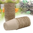 thumbnail image 5 of Biplut 20/50/100Pcs Plant Peat Pots Eco-friendly Round Paper Household Nursery Cup for Garden, 5 of 13