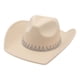 thumbnail image 3 of Sombrero de vaquero occidental, sombrero, disfraces, cosplay, sombrero de pesca de verano, sombrero de vaquera para, Beige, 3 of 9