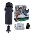 thumbnail image 2 of Kit Moteur de Broche CNC Refroidi par Air 0.5kw Meuleuse d'Angle 500W Moteur de Broche / Régulateur de Vitesse d'Alimentation pour Gravure, Grand Utilisation, 2 of 7