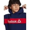 thumbnail image 2 of Reebok Boy's Colorblock Fleece Hoodie, Sizes 4-18, 2 of 8