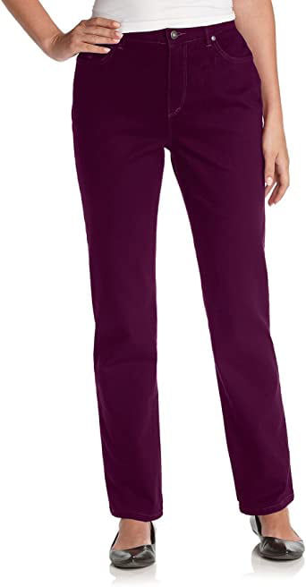 Gloria Vanderbilt Amanda Classic Fit Jeans Violet Darkness 12 - Walmart.com