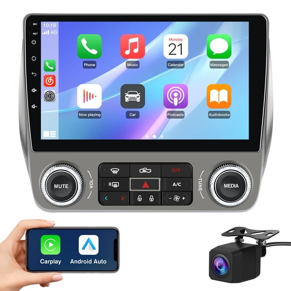 Radio para auto Junsun 9" 2 GB RAM 64 GB ROM con Wireless CarPlay
