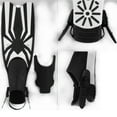 thumbnail image 3 of jinwen Palmes de Plongée Compactes pour Snorkeling, Plongée, Natation, Équipement, L-TG, 3 of 8