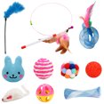 thumbnail image 4 of 10PCS Jeu de Jouets pour Chats Formation Assortiment Chat Jouet Interactif Jouet Chat Souris Jouet, 4 of 10