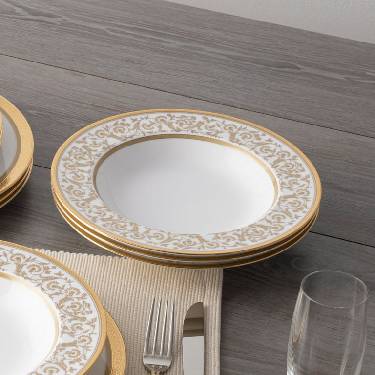 Noritake Summit Gold 12-Piece Dinnerware Set, Service for 4