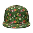 thumbnail image 2 of Tropical Watermelon Hat - Fun Summer Party Print Adjustable Baseball Cap, Juicy Watermelon Lover Beach Aesthetic, 2 of 8