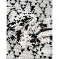 thumbnail image 4 of Unique Loom Morocco Collection Area Rug - Atlas (2' 2" x 6' 1" Runner Ivory/Black), 4 of 7