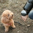 thumbnail image 2 of KAKOWELY 1pc 3M Dog Pulling Rope Training Strap Wrist Pulling Rope Automatic Stretchable Nylon Dog Rope for Dogs Pets (Grey),118.11"X3.15"X1.57", 2 of 5