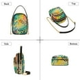 thumbnail image 3 of FORMRS Crossbody Bag for Women Shoulder Cell Phone Purse with Zipper, Colorful Plants, 3 of 7
