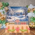 thumbnail image 3 of Christmas Village Snow Winter s Background Pine Tree Home ration Backdrop New Year Photography Studio Supplier, 3 of 8