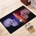 thumbnail image 3 of XMXY Area Rugs Doormat Outdoor Entrance, Musical Skull Contrast Print Facecloth Non-slip Floor Mat Rug for Living Room Kitchen Sink Area Indoor,72"x48", 3 of 9