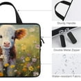 thumbnail image 3 of JRXY Cute Highland Cow Laptop Carrying Bag Computer Protective Handle Case 12inch, 3 of 5