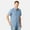 Compass Blue Plaid, variant on Men's Excursion Short Sleeve Poplin Shirt Jade Plaid XL