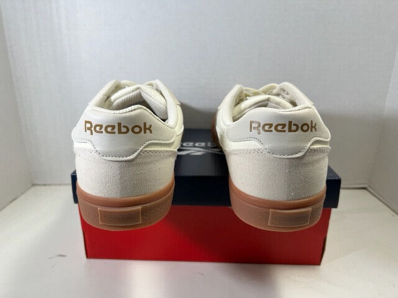 reebok club c red cream