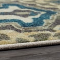 thumbnail image 4 of Mohawk Home Prismatic Pawel Navy Transitional Ornamental Moroccan Precision Printed Area Rug, 8'x10', Tan & Blue, 4 of 4