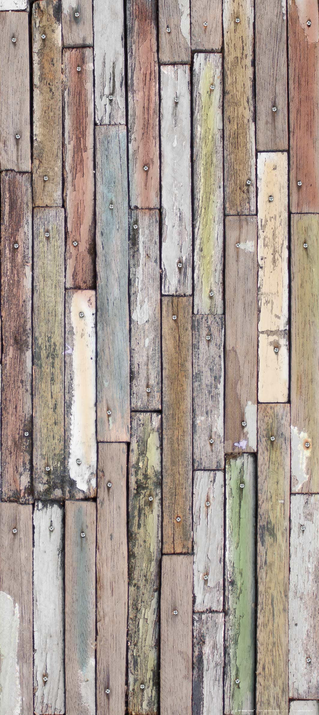 Colorful Wood Floor Board Wall Mural NonWoven Photo Wallpaper MADE in