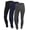 Black-Dark Grey-Navy, variant on Leggings for Women | Comfy Cotton Leggings w/ Elastic Comfort Waist -Mato & Hash