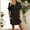 Black, variant on Women's Casual Dress For Everyday Wear Work Parties V Neck Button Design With Pockets Versatile Summer And Fall Dress For Womens Summer Dresses Split Dress for Women Travel Dress for Women