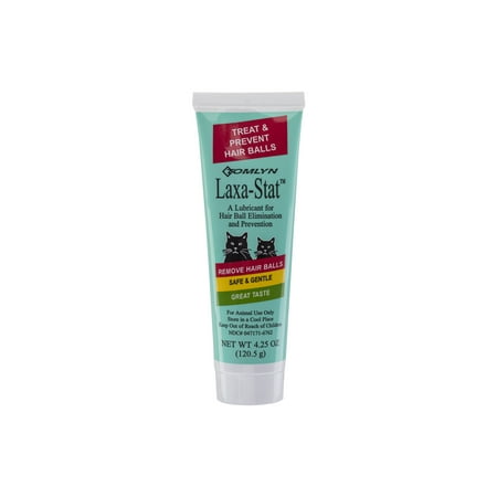 Laxa Stat Hairball Remedy - Tomlyn Laxa-Stat Hairball Remedy for Cats, 4.25 oz.