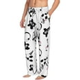 thumbnail image 2 of Disketp Cute Cow And Milk Stains Men'S Pajama Pants - Ultra Soft Fleece Sleep And Lounge Pants (Size: S-Xxl), 2 of 9
